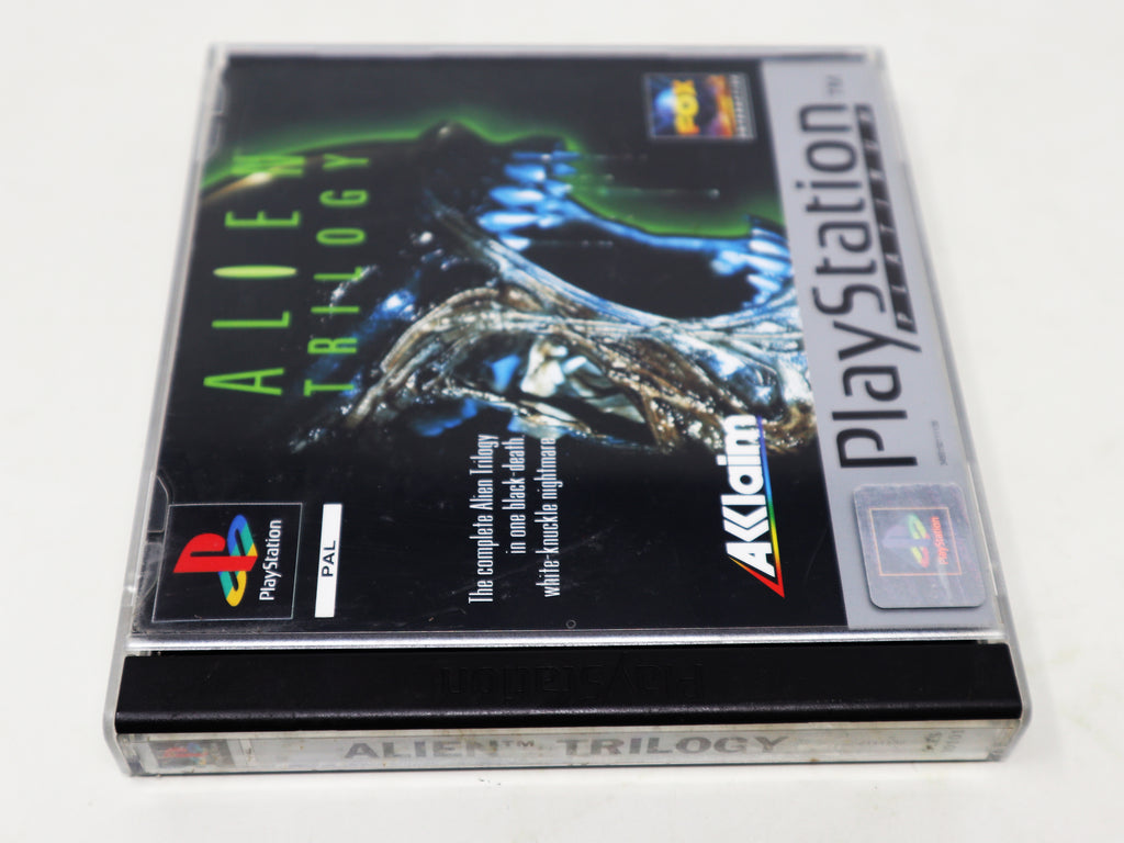 Vintage 1996 90s Playstation PS1 Platinum Alien Trilogy Video Game Pal Version Player
