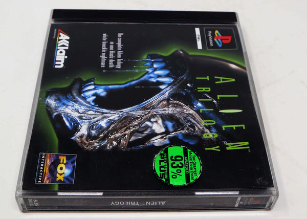 Vintage 1996 90s Playstation 1 PS1 Alien Trilogy Video Game Pal 1 Player