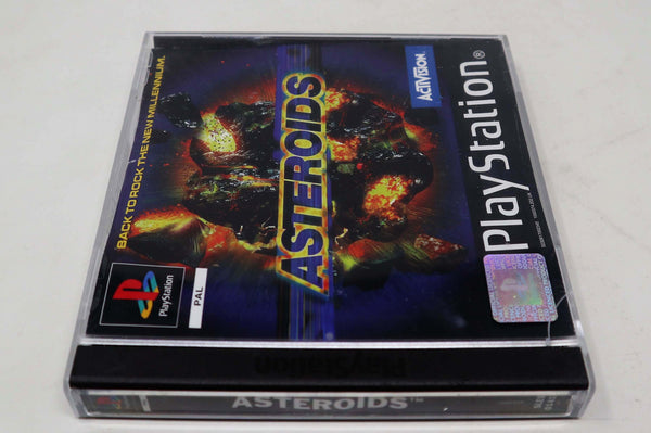 Vintage 1998 90s Playstation 1 PS1 Asteroids Video Game Pal 1-2 Players Arcade