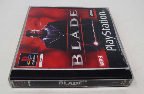 Vintage 2000 Playstation 1 PS1 Blade Video Game Pal Version 1 Player Marvel