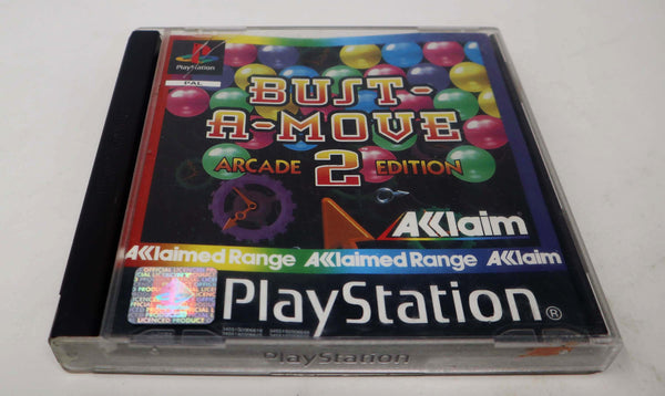 Vintage 1996 90s Playstation 1 PS1 Bust-A-Move Arcade 2 Edition Video Game Pal 1-2 Players