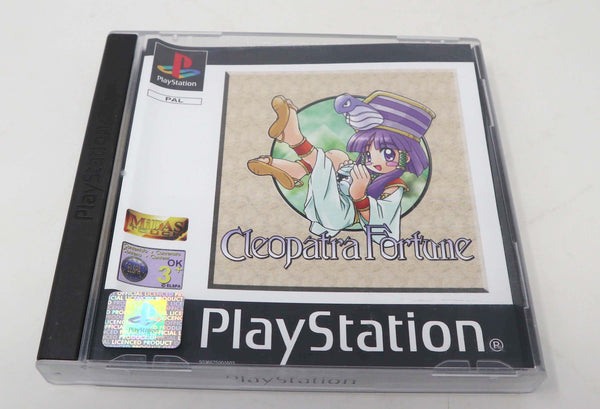 Vintage 2001 Playstation 1 PS1 Cleopatra Fortune Video Game Pal 1-2 Players