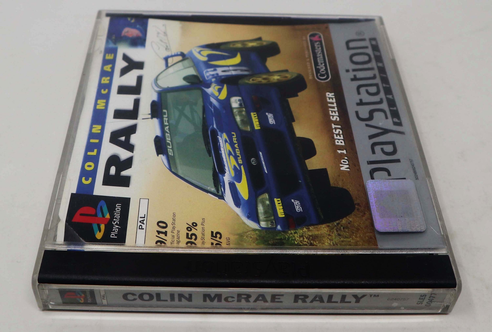 Lot De 2 Jeux Colin McRae Pour PlayStation 1 (PS1) - Complets, En Très Bon état