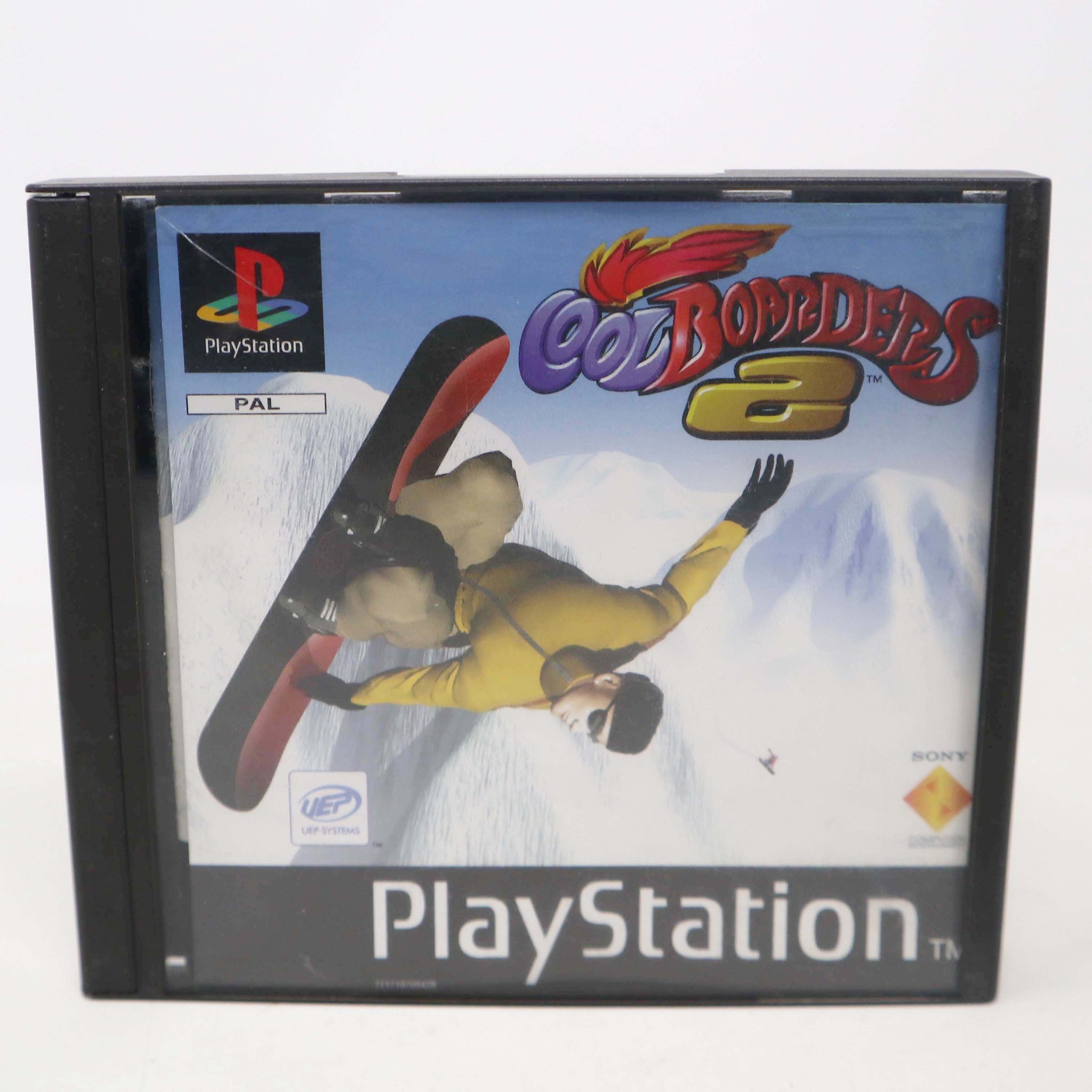 Vintage 1997 90s Playstation 1 PS1 Cool Boarders 2 Video Game Pal 1-2 Players Sport Simulation