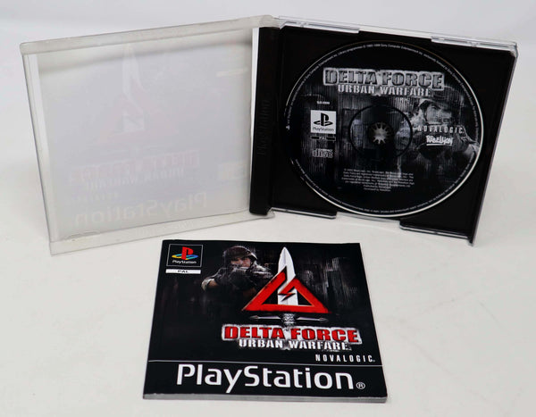 Vintage 2002 Playstation 1 PS1 Delta Force Urban Warfare Video Game Pal Version 1 Player