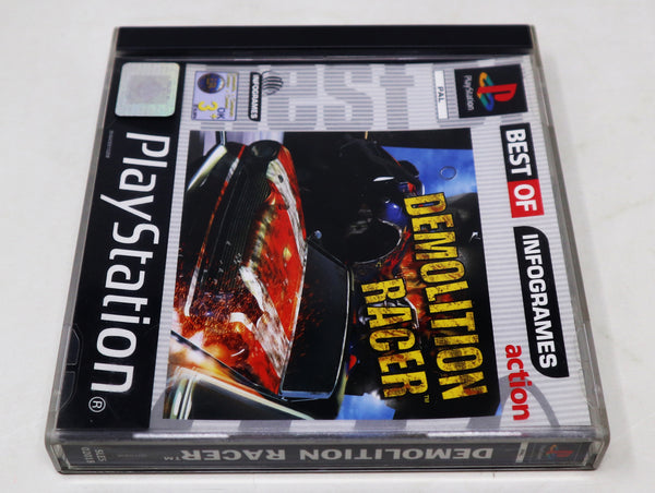 Vintage 1999 90s Playstation 1 PS1 Demolition Racer Racing Video Game Pal 1-2 Players Retro