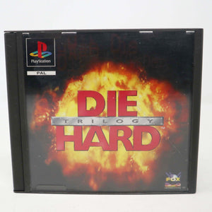 Vintage 1996 90s Playstation 1 PS1 Die Hard Trilogy Video Game Pal Version 1 Player