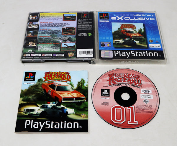 Vintage 2001 Playstation 1 PS1 Dukes Of Hazzard : Racing For Home Video Game Pal 1-2 Players Retro