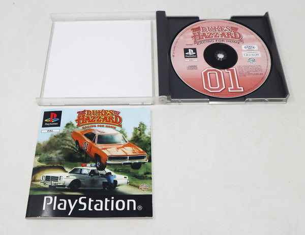 Vintage 2001 Playstation 1 PS1 Dukes Of Hazzard : Racing For Home Video Game Pal 1-2 Players Retro