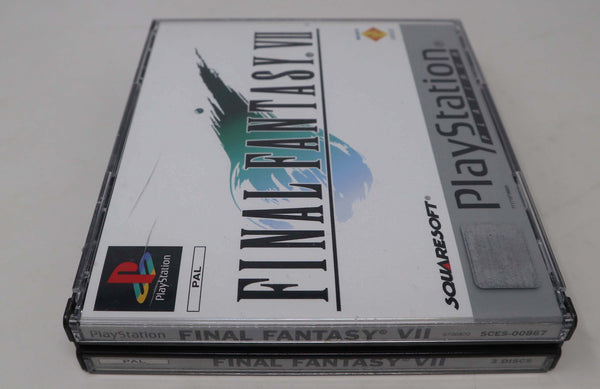 Vintage 1997 90s Playstation Platinum PS1 Final Fantasy VII 7 Video Game Pal Version 1 Player