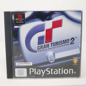 Vintage 1994 90s Playstation 1 PS1 Gran Turismo 2 Video Game Pal 1-2 Players Car Racing Driving Simulation