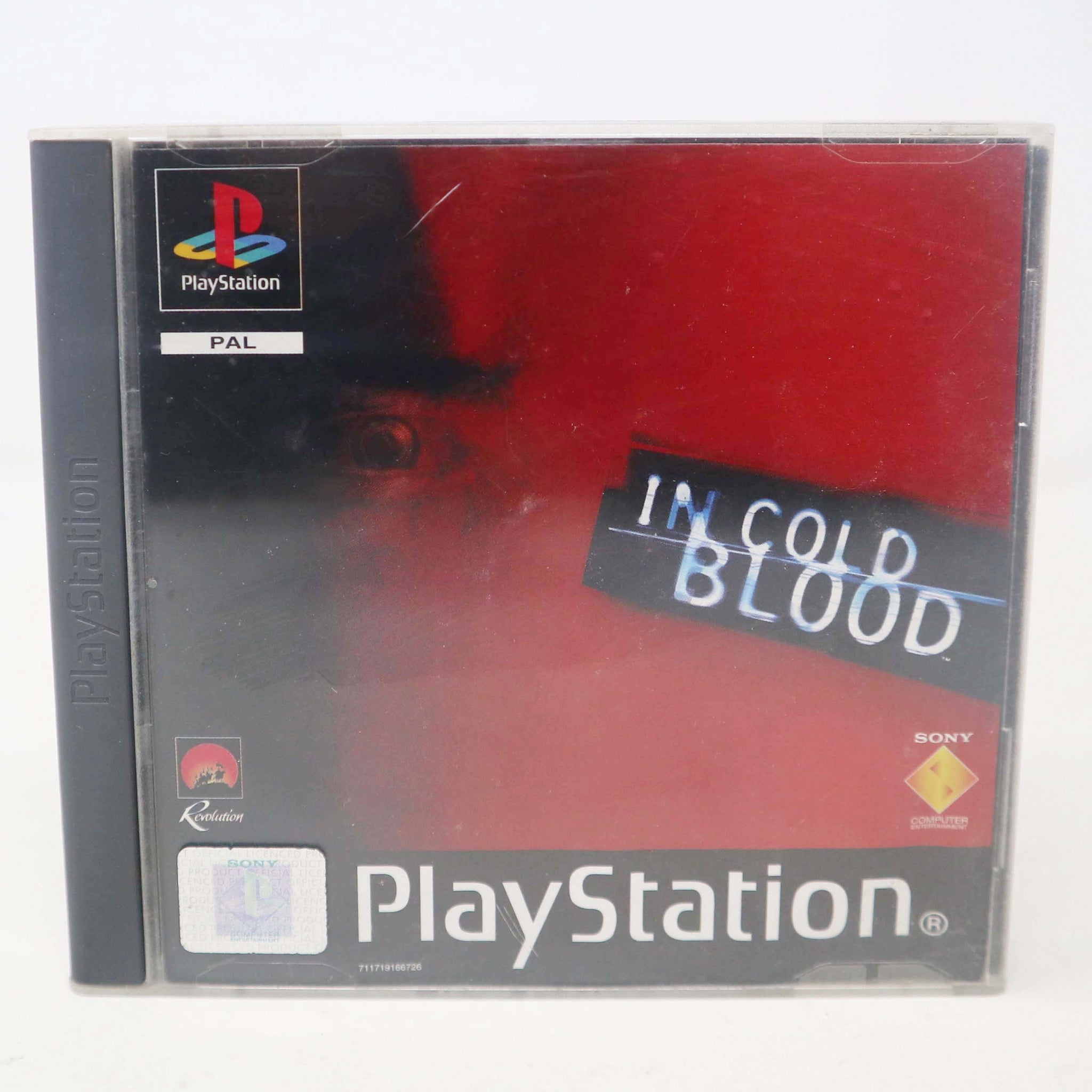 Vintage 2000 Playstation 1 PS1 In Cold Blood Video Game Pal Version 1 Player
