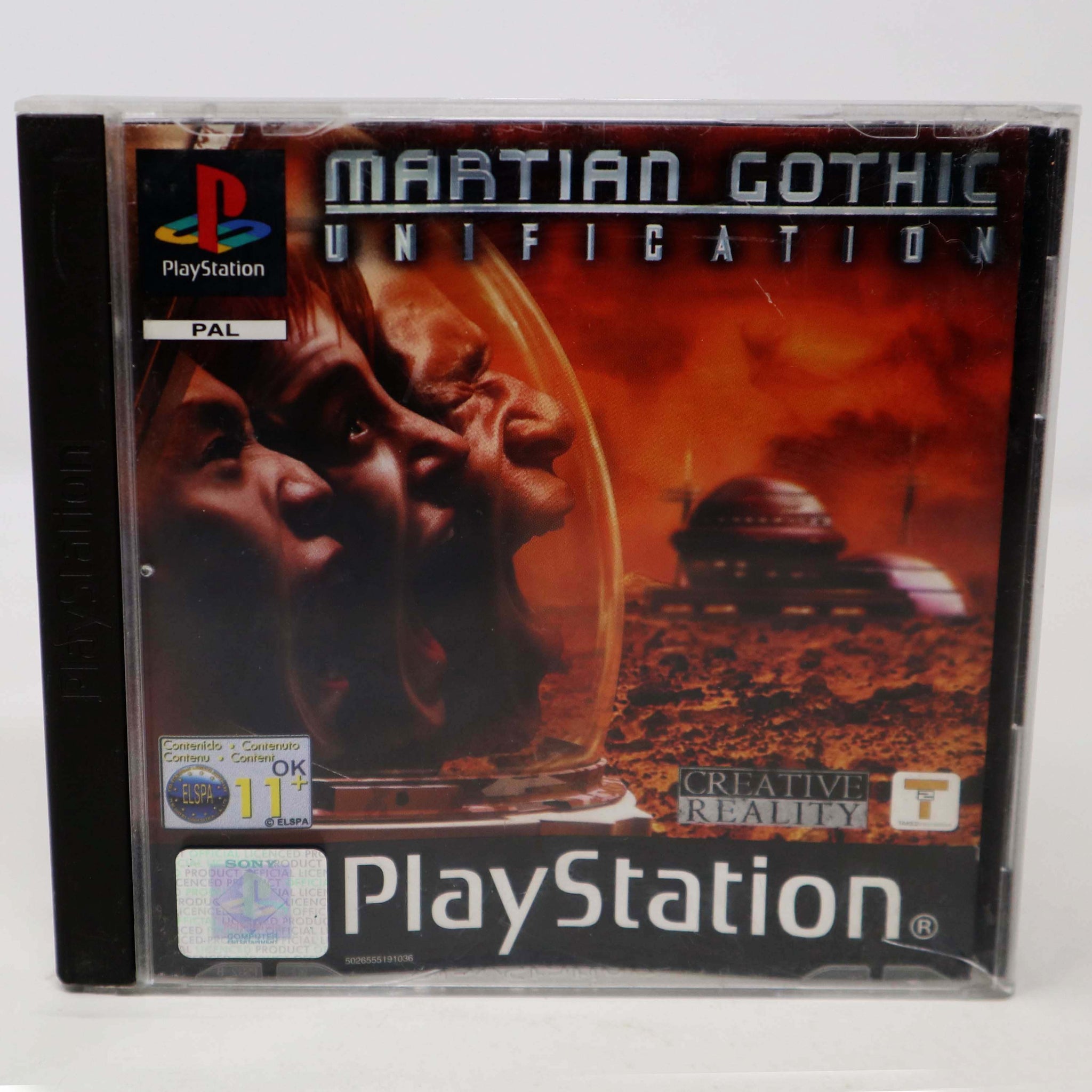 Vintage 2001 Playstation 1 PS1 Martian Gothic Unification Video Game Pal Version 1 Player