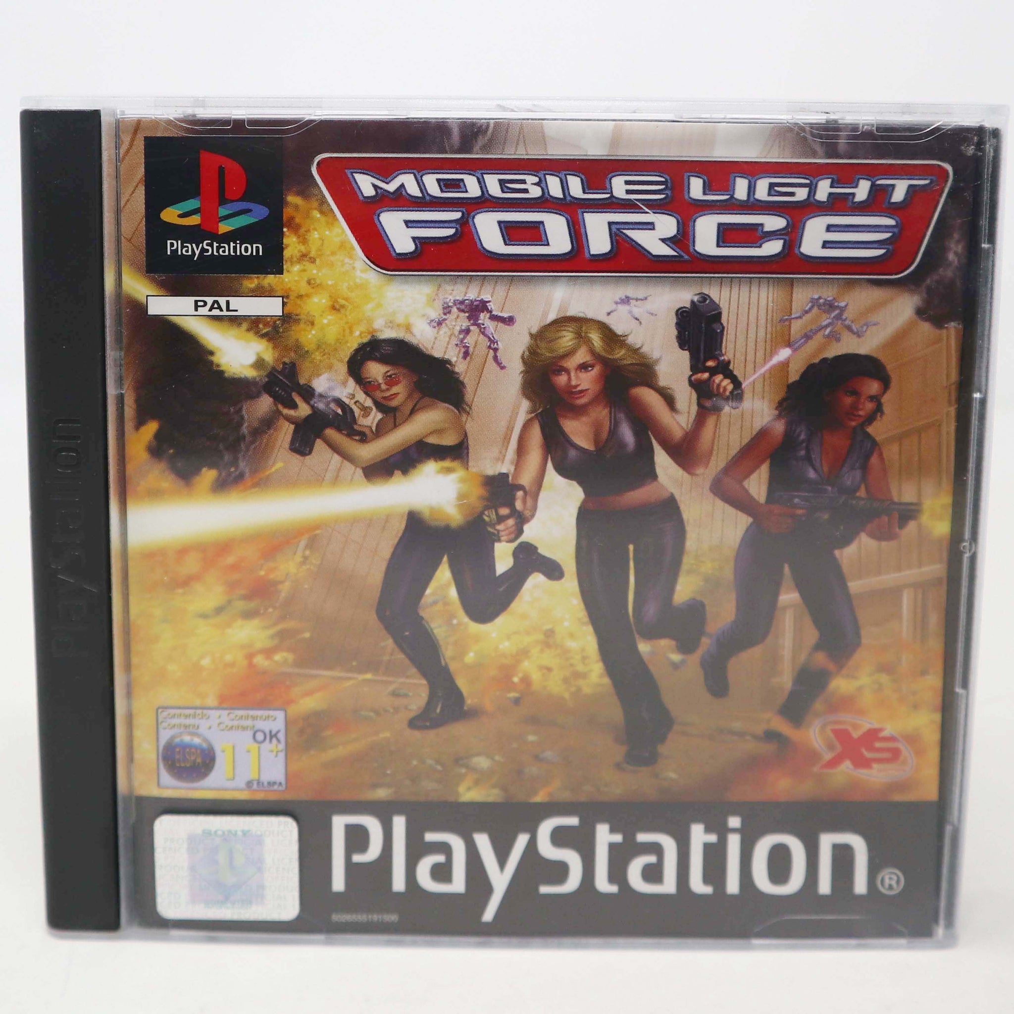 Vintage 2003 Playstation 1 PS1 Mobile Light Force Video Game Pal 1-2 Players