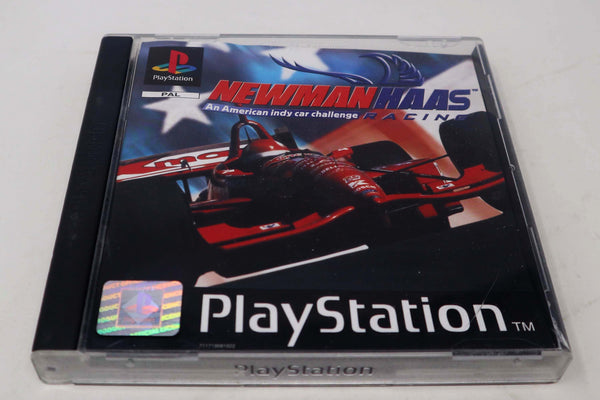 Vintage 1998 90s Playstation 1 PS1 Newman Haas Racing An American Indy Car Challenge Video Game Pal 1-2 Players Racing