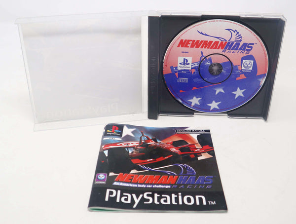 Vintage 1998 90s Playstation 1 PS1 Newman Haas Racing An American Indy Car Challenge Video Game Pal 1-2 Players Racing