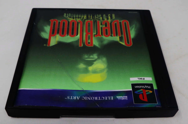 Vintage 1997 90s Playstation 1 PS1 Overblood A 3-D Sci-Fi Adventure Video Game Pal 1 Player
