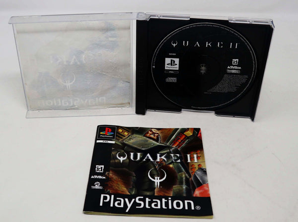 Vintage 1999 90s Playstation 1 PS1 Quake II 2 Video Game Pal 1-2 Players