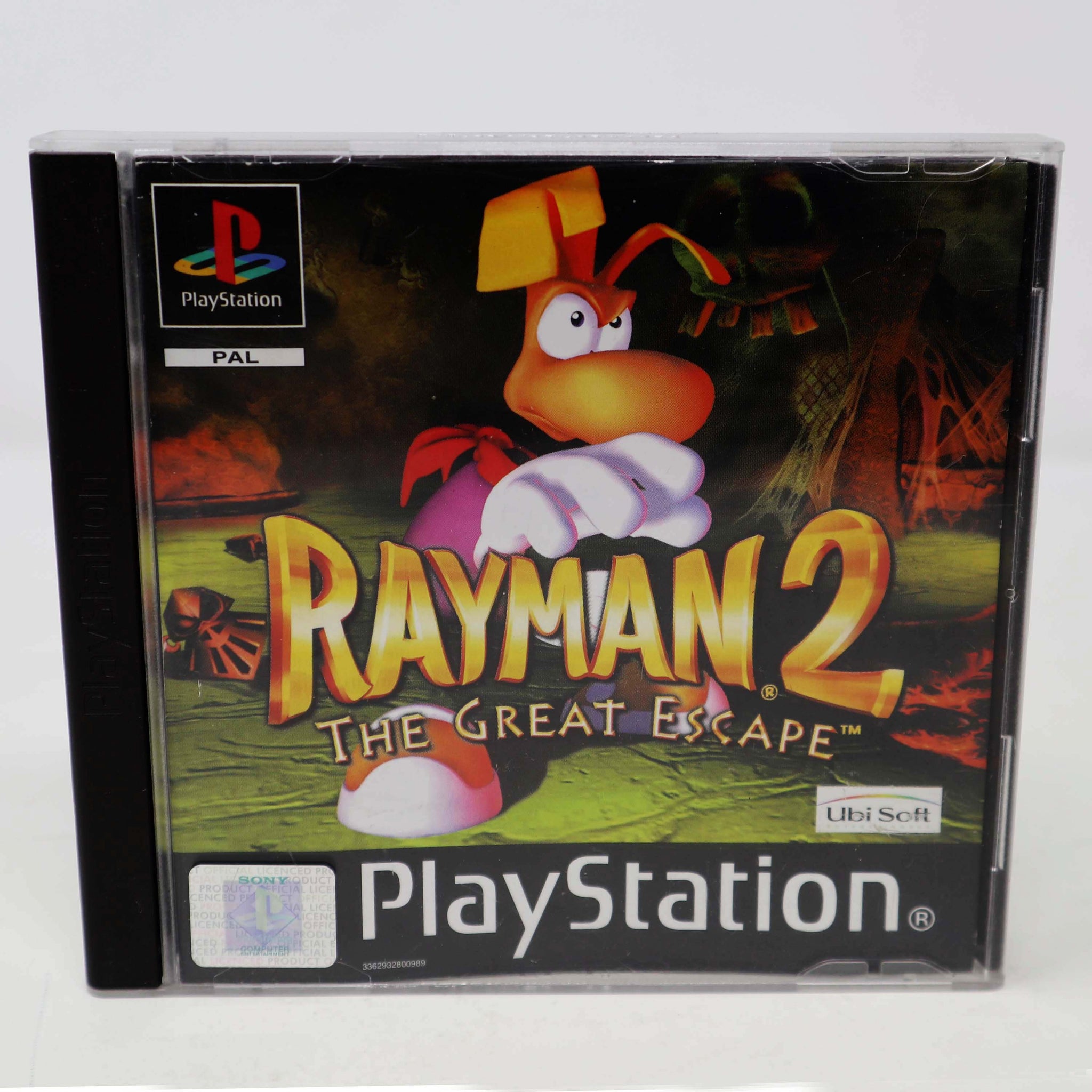 Vintage 2000 Playstation 1 PS1 Rayman 2 The Great Escape Video Game Pal Version 1 Player