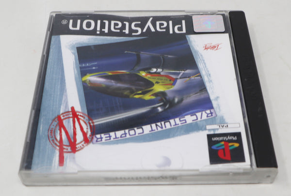 Vintage 2000 Playstation 1 PS1 R/C Stunt Copter Helicopter Video Game Pal 1-2 Players Retro