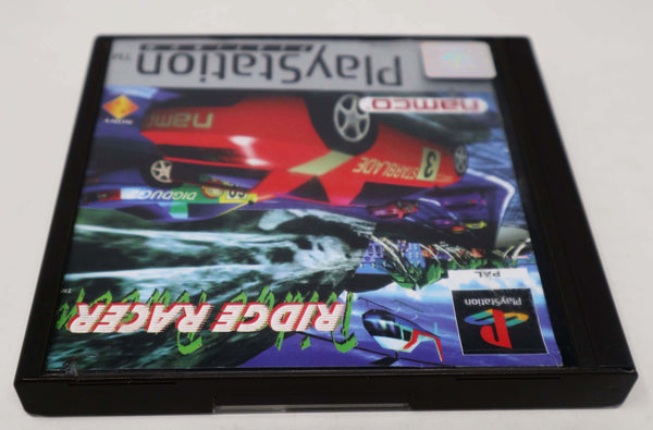 Vintage 1994 90s Playstation 1 PS1 Platinum Ridge Racer Video Game Pal 1 Player Car Racing