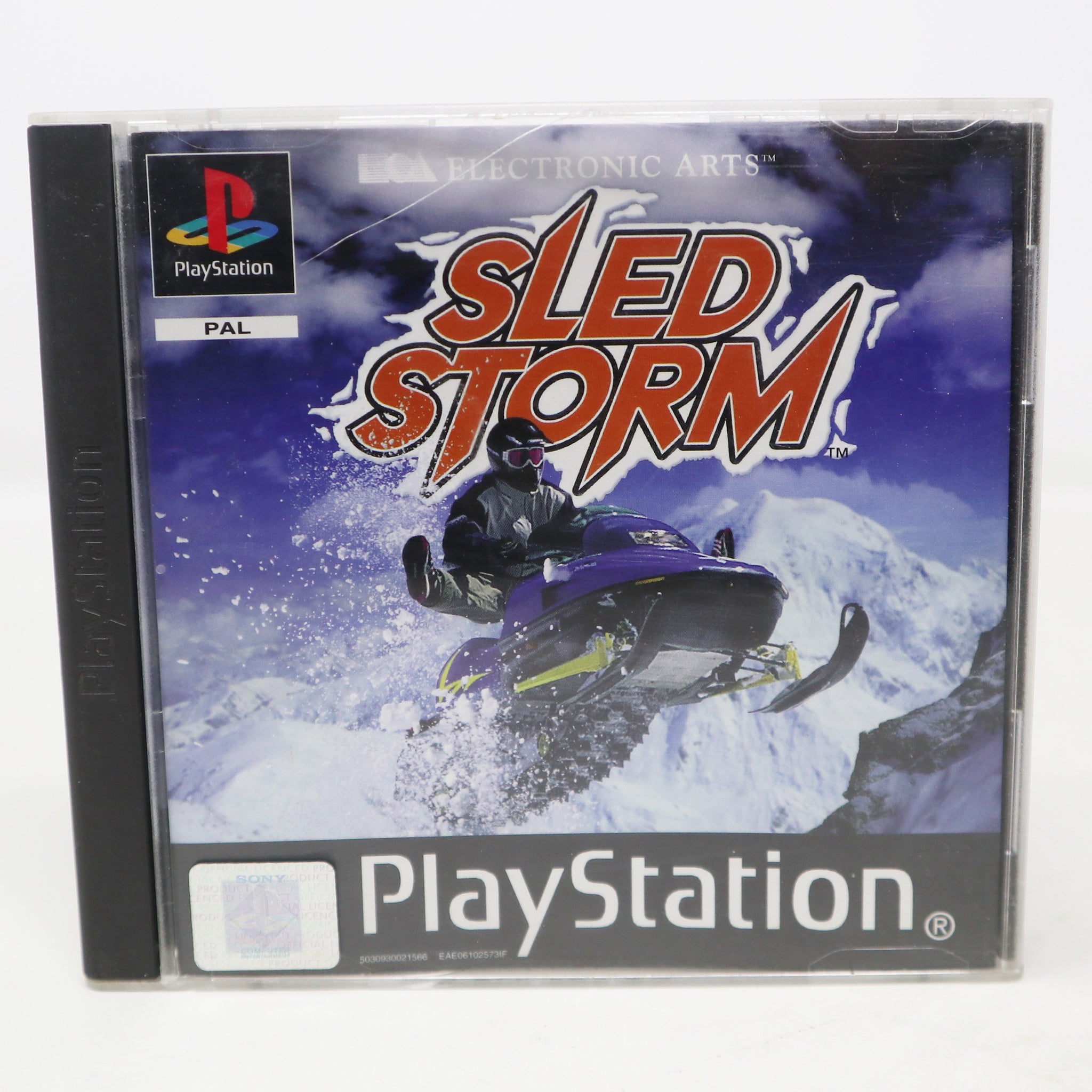 Vintage 1999 90s Playstation 1 PS1 Sled Storm Video Game Pal 1-2 Players Retro