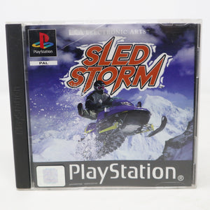 Vintage 1999 90s Playstation 1 PS1 Sled Storm Video Game Pal 1-2 Players Retro