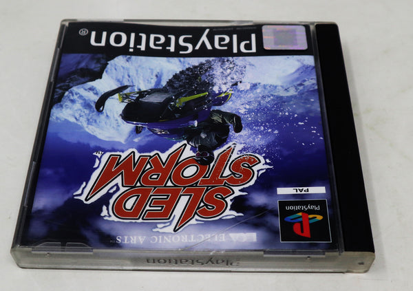Vintage 1999 90s Playstation 1 PS1 Sled Storm Video Game Pal 1-2 Players Retro