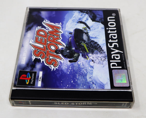 Vintage 1999 90s Playstation 1 PS1 Sled Storm Video Game Pal 1-2 Players Retro