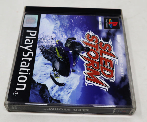 Vintage 1999 90s Playstation 1 PS1 Sled Storm Video Game Pal 1-2 Players Retro
