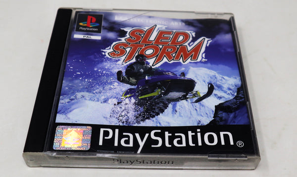 Vintage 1999 90s Playstation 1 PS1 Sled Storm Video Game Pal 1-2 Players Retro