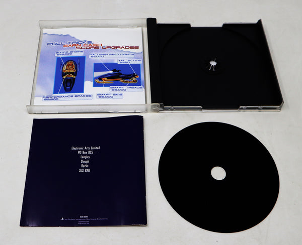Vintage 1999 90s Playstation 1 PS1 Sled Storm Video Game Pal 1-2 Players Retro