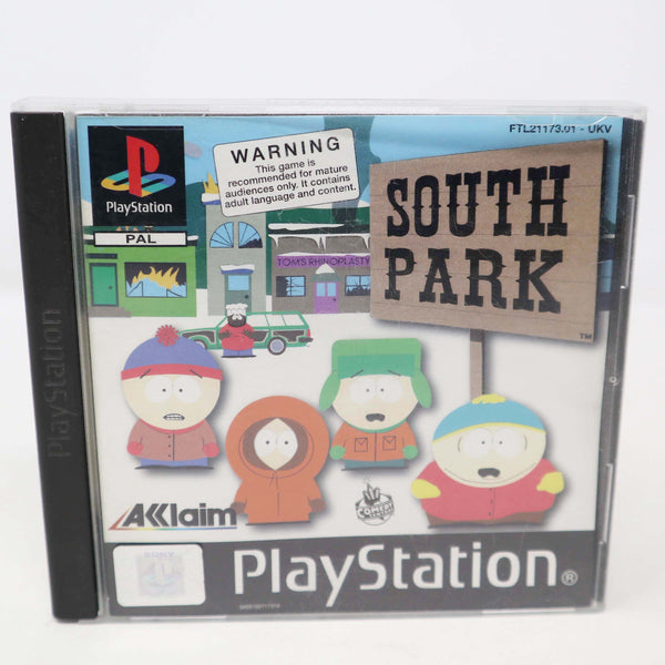 Vintage 1999 90s Playstation 1 PS1 South Park Video Game Pal 1-2 Players