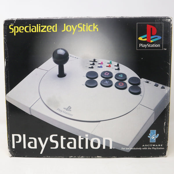 Vintage 1995 90s Sony Playstation 1 PS1 Asciiware Specialized Joystick Joypad Controller (SLEH-0002) Boxed Retro Gaming