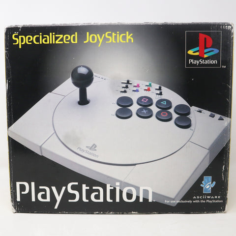 Vintage 1995 90s Sony Playstation 1 PS1 Asciiware Specialized Joystick Joypad Controller (SLEH-0002) Boxed Retro Gaming