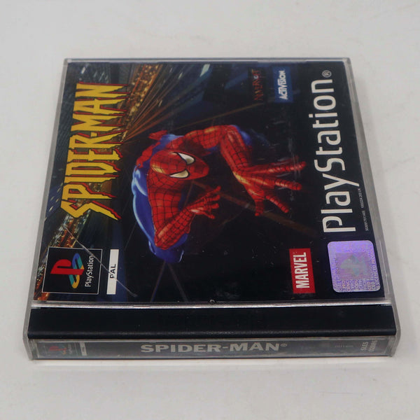 Vintage 2000 Playstation 1 PS1 Marvel Spider-Man Spiderman Video Game Pal Version 1 Player