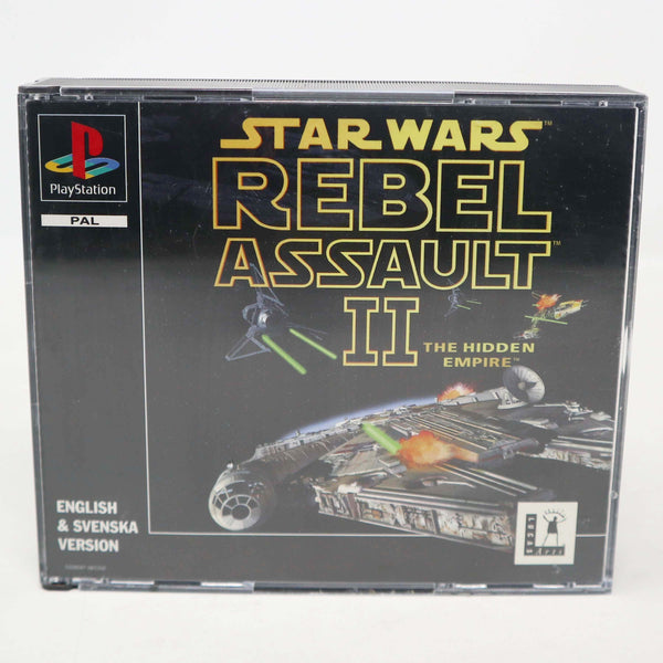 Vintage 1997 90s Playstation 1 PS1 Star Wars Rebel Assault II 2 Video Game Pal Version 1 Player