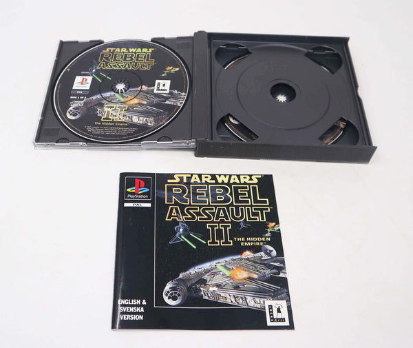 Vintage 1997 90s Playstation 1 PS1 Star Wars Rebel Assault II 2 Video Game Pal Version 1 Player