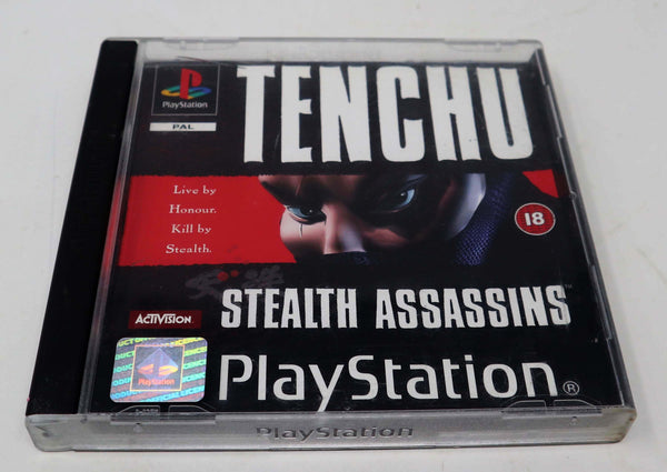 Vintage 1998 90s Playstation 1 PS1 Tenchu : Stealth Assassins Video Game Pal 1 Player