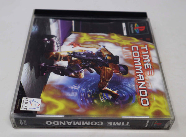 Vintage 1996 90s Playstation 1 PS1 Time Commando Video Game Pal Version 1 Player