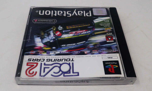 Vintage 1998 90s Playstation 1 PS1 TOCA 2 Touring Cars Video Game Pal 1-2 Players Car Racing