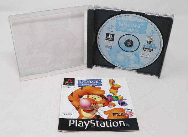 Vintage 2000 Playstation 1 PS1 Disney's Tigger Honey Hunt Teigetjes Honingjacht Winnie The Pooh Video Game Pal 1 Player