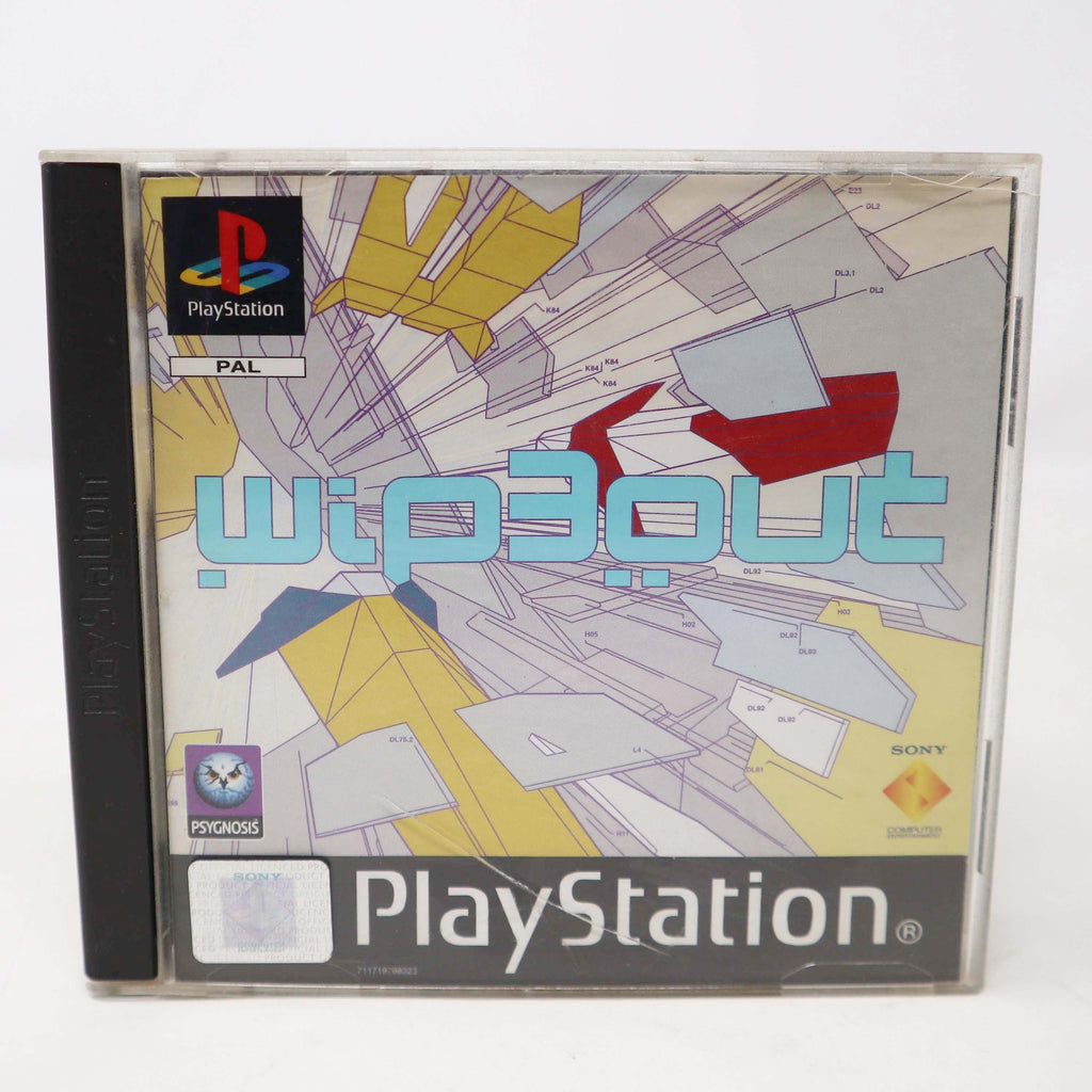 Vintage 1999 90s Playstation PS1 Wip3out Wipeout Video Game