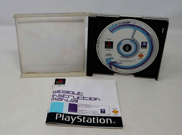 Vintage 1999 90s Playstation 1 PS1 Wip3out Wipeout 3 Video Game Pal 1-2 Players