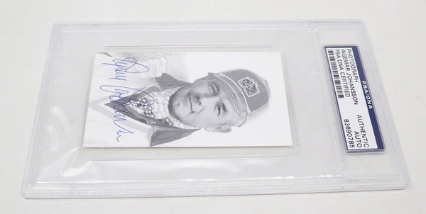 Vintage Ingemar Johansson Photograph Card With Authentic Autograph Signature Signiture PSA/DNA Certified Graded Boxer Boxing Rare Retro