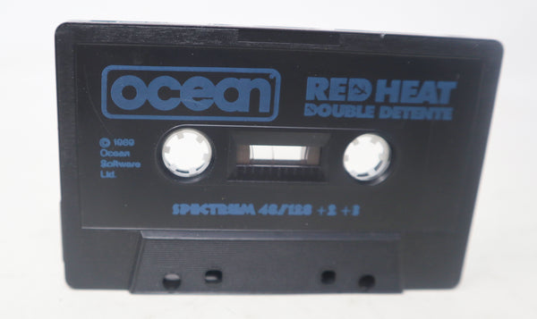Vintage 1988 80s Spectrum 48K 128K +2 +3 Red Heat Cassette Tape Video Game Retro
