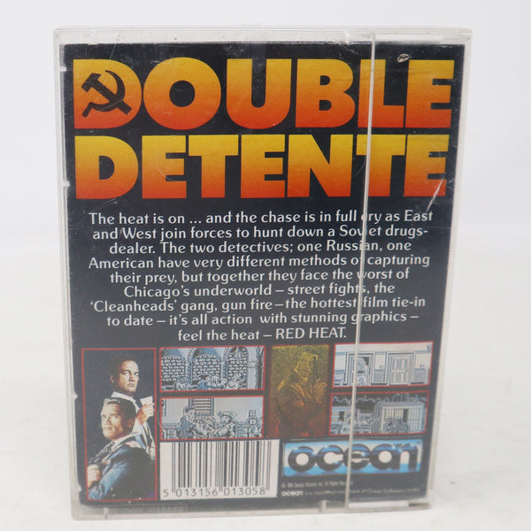 Vintage 1988 80s Spectrum 48K 128K +2 +3 Red Heat Cassette Tape Video Game Retro