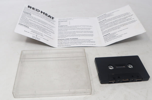 Vintage 1988 80s Spectrum 48K 128K +2 +3 Red Heat Cassette Tape Video Game Retro
