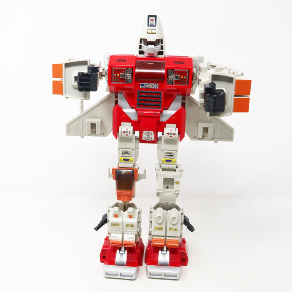Vintage 1984 80s Bandai Gobots Robo Machine Battle Suit Power System 5 Transforming Action Figure Robot Boxed Rare Red Version Retro