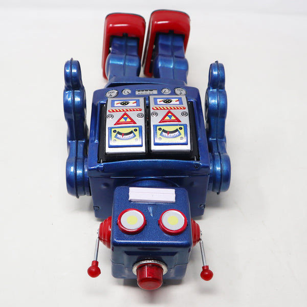 Vintage 1997 90s Schylling Robot 2000 The Millenium Robot 12" Shooting Walking Robot Toy Figure Boxed Rare Battery Operated Fully Working Retro